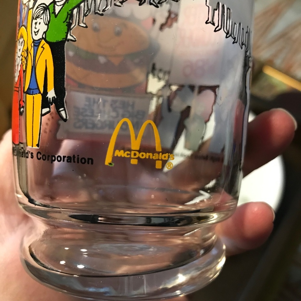 Vintage 1986 McDonald’s McVote Glass Cup - Picture 4 of 10
